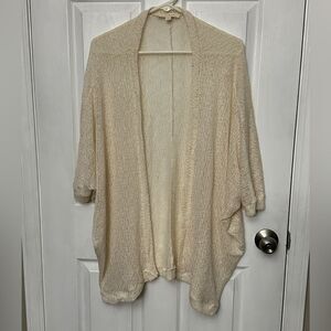 Painted Threads Cream Kimono Cardigan Size Large
